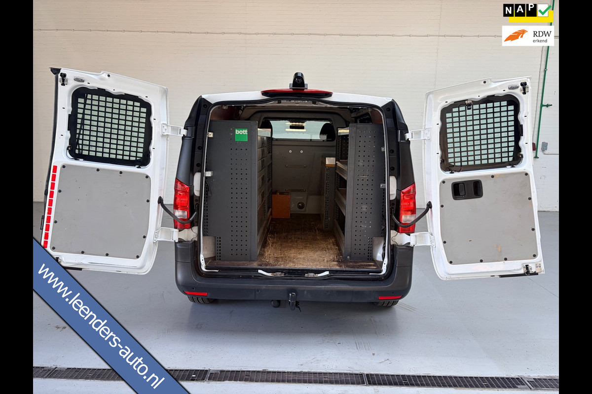 Mercedes-Benz Vito Servicewagen Automaat 114 CDI 140pk L1H1 BOTT, Victron omvormer v230, Standkachel, Trekhaak, RIJKLAARPRIJS!