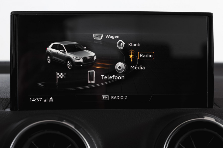 Audi Q2 35 TFSI Pro Line | Dig. Cockpit | Adapt. Cruise | Stoelverw. | PDC | Camera | NAV + App.Connect | ECC | Elek. Klep | LM 17" |