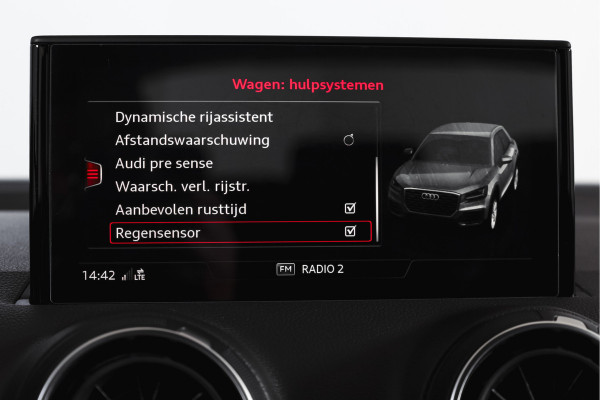 Audi Q2 35 TFSI Pro Line | Dig. Cockpit | Adapt. Cruise | Stoelverw. | PDC | Camera | NAV + App.Connect | ECC | Elek. Klep | LM 17" |