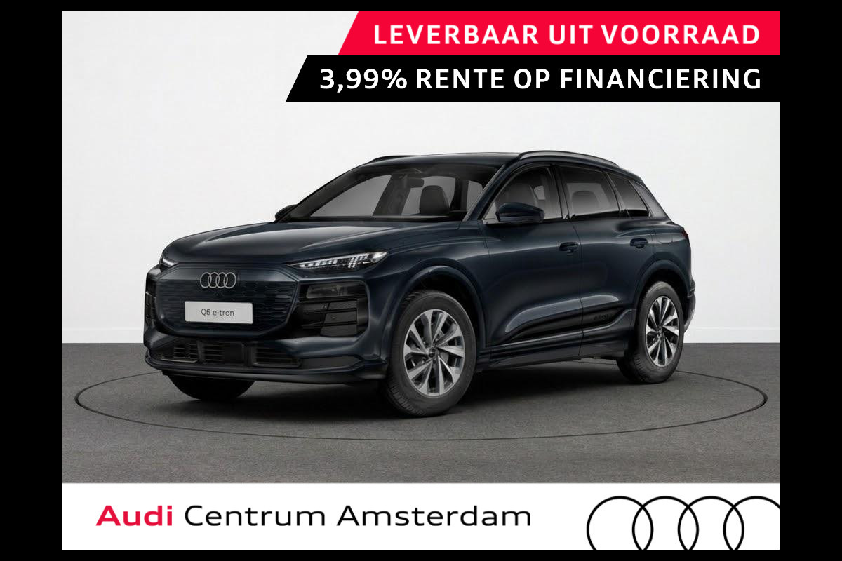 Audi Q6 e-tron Advanced edition 83Kwh 252 pk | Tech pro | Glazen panoramadak | Warmtewerend glas donker tint | Sportstoel zwart leder-kunstl |