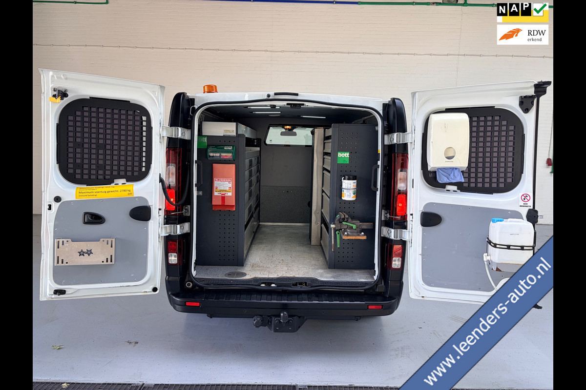 Renault Trafic Servicewagen 1.6 dCi euro6 T27 L1H1 Comfort Bott inrichting Victron v230 Standkachel Trekhaak RIJKLAARPRIJS!