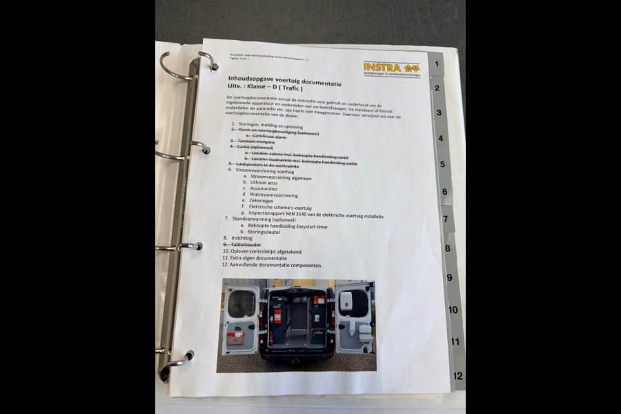 Renault Trafic Servicewagen 1.6 dCi euro6 T27 L1H1 Comfort Bott inrichting Victron v230 Standkachel Trekhaak RIJKLAARPRIJS!