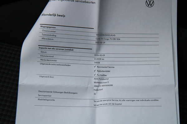 Volkswagen Caddy Cargo 2.0 TDI 102PK Trend / Trekhaak / Dealer onderhouden!!
