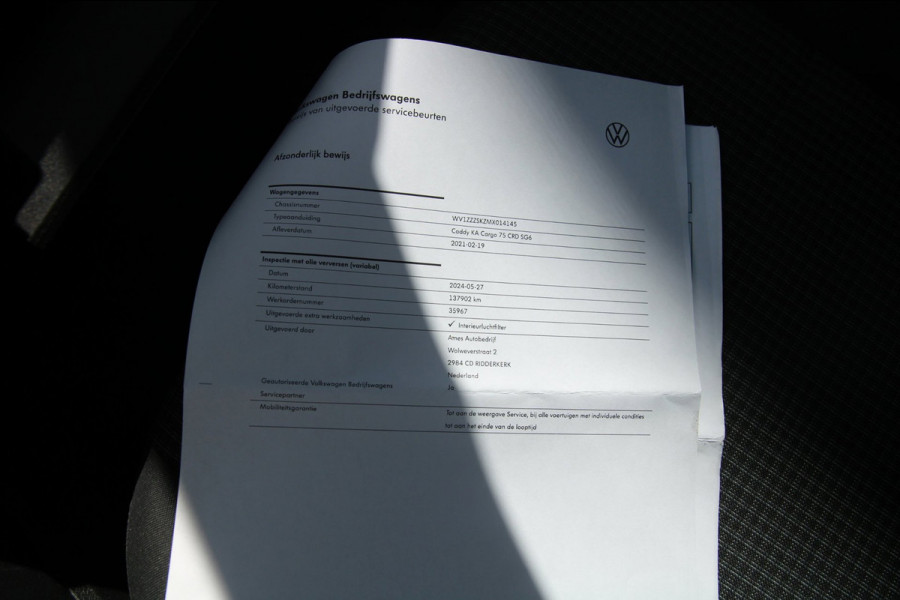 Volkswagen Caddy Cargo 2.0 TDI 102PK Trend / Trekhaak / Dealer onderhouden!!