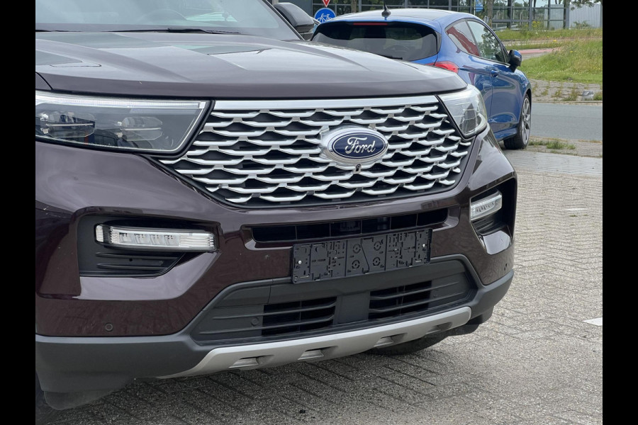 Ford Explorer 3.0 V6 EcoBoost PHEV Platinum | Afneembare trekhaak | Panoramadak | Bang&Olufsen | 360 graden camera | Stoelverwarming/koeling