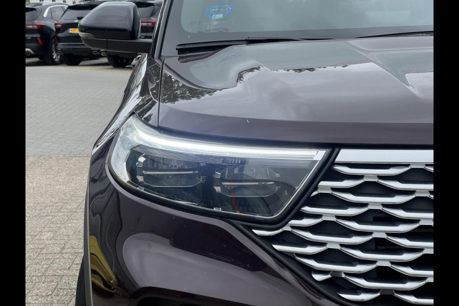 Ford Explorer 3.0 V6 EcoBoost PHEV Platinum | Afneembare trekhaak | Panoramadak | Bang&Olufsen | 360 graden camera | Stoelverwarming/koeling