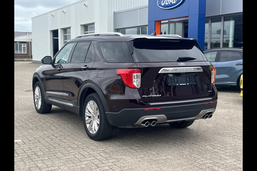 Ford Explorer 3.0 V6 EcoBoost PHEV Platinum | Afneembare trekhaak | Panoramadak | Bang&Olufsen | 360 graden camera | Stoelverwarming/koeling