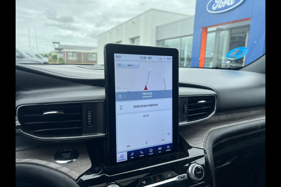 Ford Explorer 3.0 V6 EcoBoost PHEV Platinum | Afneembare trekhaak | Panoramadak | Bang&Olufsen | 360 graden camera | Stoelverwarming/koeling