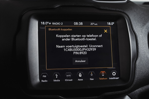 Jeep Renegade 1.6 E-Torq Night Eagle II 111PK | Cruise | PDC | NAV | ECC | DAB | LM 18" |