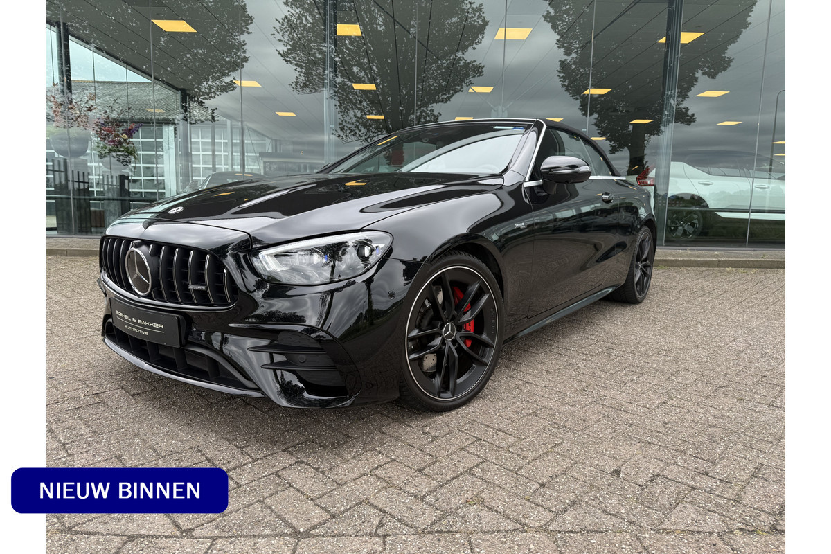 Mercedes-Benz E-Klasse Cabrio AMG 53 4MATIC ** Burmester ** Nappa ** AMG Dyn. Plus ** Massage ** Ventilatie ** Soft-close ** 435pk 4Matic+