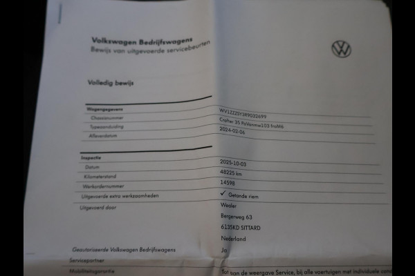 Volkswagen Crafter 35 2.0 TDI 140 PK L3H3 TWO-TONE + 3000 KG TREKHAAK | APPLE CARPLAY | CRUISE | SIDEBARS | NAVIGATIE