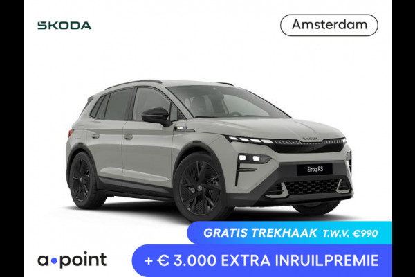 Škoda Elroq 85X RS | 4x4 aandrijving | Elektr. bestuurdersstoel | Head-up | 360 camera |