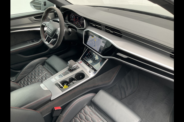 Audi RS6 4.0 TFSI 600PK Ceramic HUD Carbon Nardo 4WS Pano.dak Softclose B&O 360° Dealer-Serviced!