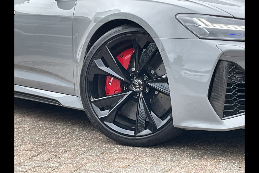 Audi RS6 4.0 TFSI 600PK Ceramic HUD Carbon Nardo 4WS Pano.dak Softclose B&O 360° Dealer-Serviced!