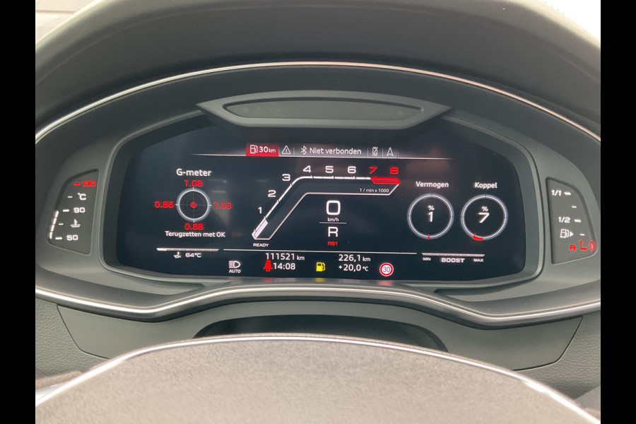 Audi RS6 4.0 TFSI 600PK Ceramic HUD Carbon Nardo 4WS Pano.dak Softclose B&O 360° Dealer-Serviced!