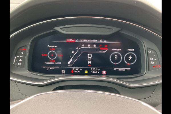 Audi RS6 4.0 TFSI 600PK Ceramic HUD Carbon Nardo 4WS Pano.dak Softclose B&O 360° Dealer-Serviced!