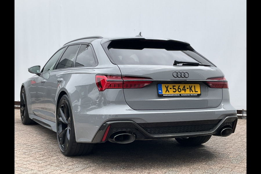 Audi RS6 4.0 TFSI 600PK Ceramic HUD Carbon Nardo 4WS Pano.dak Softclose B&O 360° Dealer-Serviced!