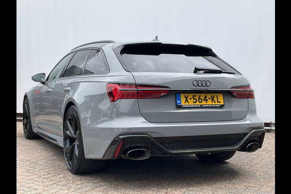 Audi RS6 4.0 TFSI 600PK Ceramic HUD Carbon Nardo 4WS Pano.dak Softclose B&O 360° Dealer-Serviced!