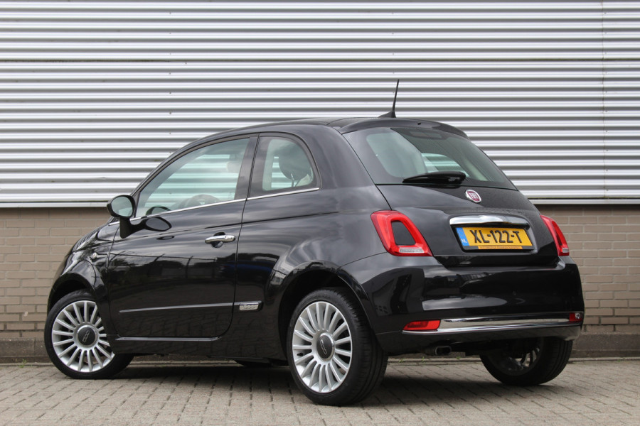 Fiat 500 0.9 TwinAir Turbo Lounge | Lage KM! | Panoramadak | Parkeersensoren | Navigatie