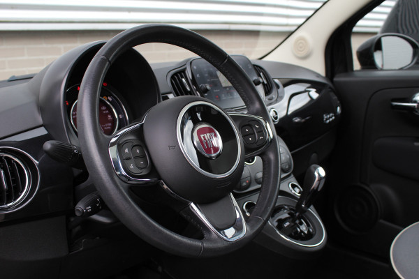 Fiat 500 0.9 TwinAir Turbo Lounge | Lage KM! | Panoramadak | Parkeersensoren | Navigatie