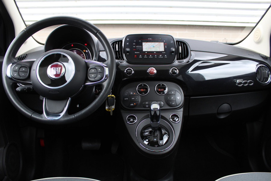 Fiat 500 0.9 TwinAir Turbo Lounge | Lage KM! | Panoramadak | Parkeersensoren | Navigatie