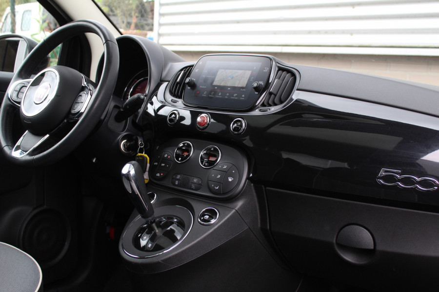 Fiat 500 0.9 TwinAir Turbo Lounge | Lage KM! | Panoramadak | Parkeersensoren | Navigatie