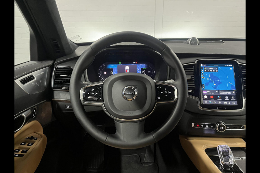 Volvo XC90 2.0 T8 Recharge AWD Ultra Dark Luchtvering | Bowers & Wilkins | Massage | Stoel-/Stuurverwarming | 360 camera | Head-up | 22" wielen | Google