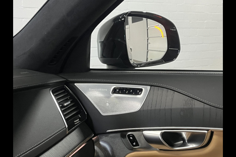 Volvo XC90 2.0 T8 Recharge AWD Ultra Dark Luchtvering | Bowers & Wilkins | Massage | Stoel-/Stuurverwarming | 360 camera | Head-up | 22" wielen | Google