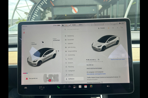 Tesla Model 3 Standard RWD Plus 60 kWh 85% SOH Rijklaarprijs!