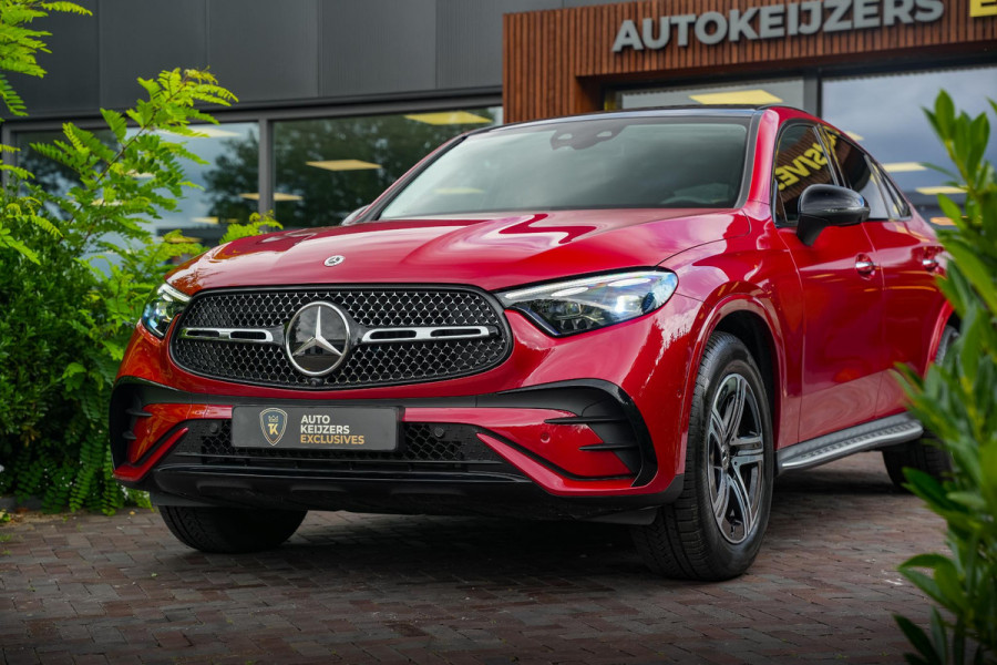 Mercedes-Benz GLC Coupé 400e 4MATIC AMG Line Schuifdak Ambient Trekhaak Leer 360 Camera Memory ACC