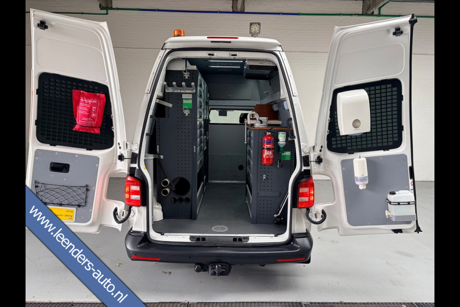 Volkswagen Transporter L2H3 extra hoge Servicewagen 2.0 TDI 102pk Bott inrichting Victron v230 Standkachel Trekhaak RIJKLAARPRIJS