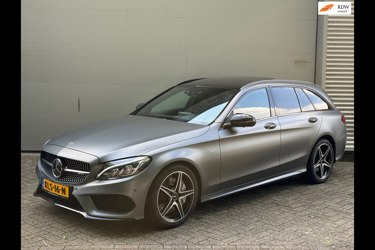 Mercedes-Benz C-Klasse Estate 43 AMG 4MATIC l Pano l Matgrijs l Headup l Memory&Koeling l 360 Camera l Burmester l Trekhaak l