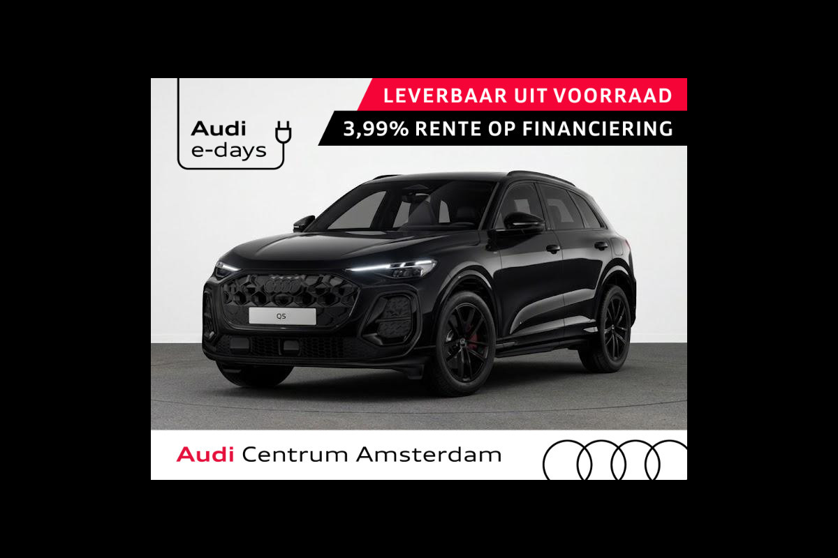Audi Q5 S edition e-hybrid 299 pk | Panorama-glasdak | Techniekpakket plus | Geheugen bestuurdersstoel | Trekhaak, elektr. wegklapbaar |
