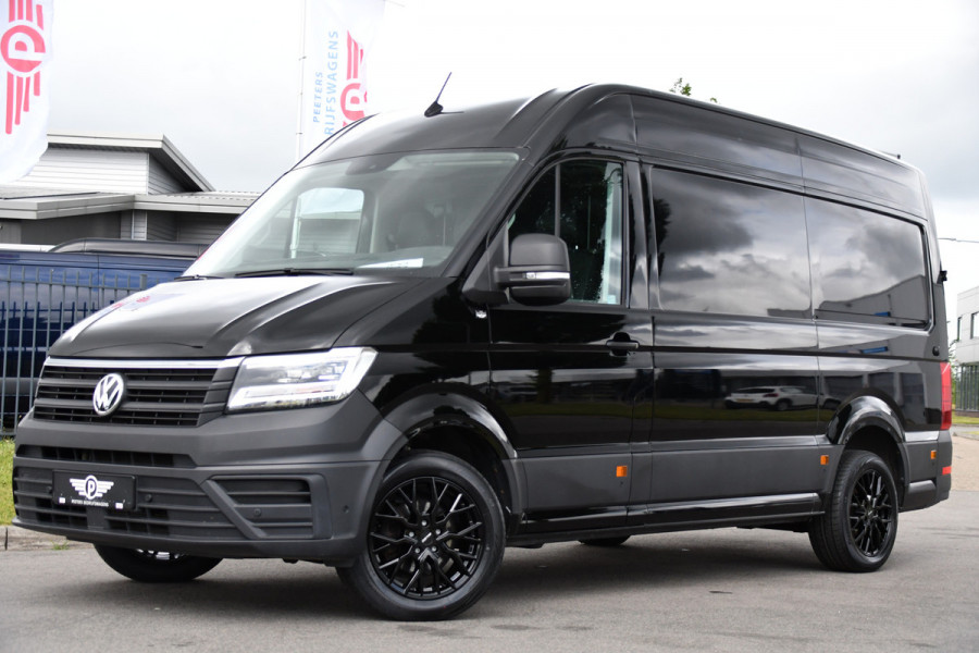 Volkswagen Crafter 35 2.0 TDI L3H3 Highline Black Edition Camera, Cruise, Carplay, LED, Clima, Automaat, Trekhaak, Sensoren, Uniek!