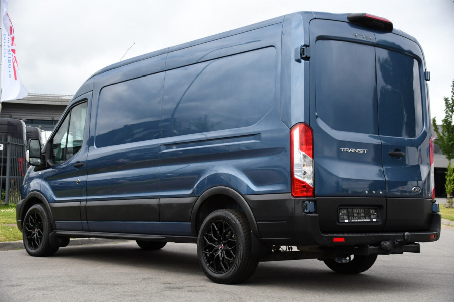 Ford Transit 350 2.0 TDCI L3H2 Raptor Edition Camera, Cruise, Carplay, 130pk, Automaat, Trekhaak, Multimedia,