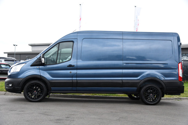 Ford Transit 350 2.0 TDCI L3H2 Raptor Edition Camera, Cruise, Carplay, 130pk, Automaat, Trekhaak, Multimedia,