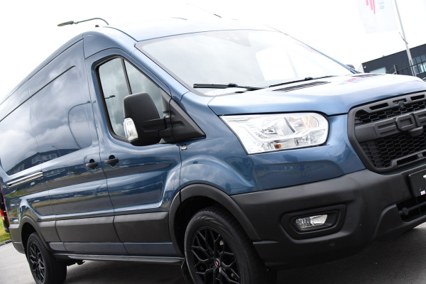 Ford Transit 350 2.0 TDCI L3H2 Raptor Edition Camera, Cruise, Carplay, 130pk, Automaat, Trekhaak, Multimedia,