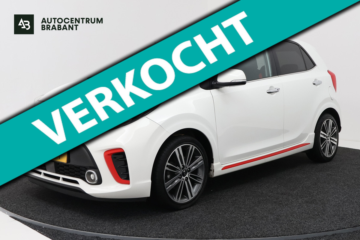 Kia Picanto 1.0 T-GDI GT-Line (NAVIGATIE, CARPLAY, CAMERA, CLIMA, STOEL-/STUURVERWARMING, LEDER, XENON)