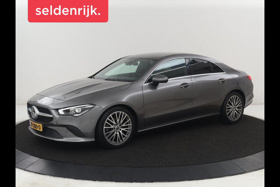 Mercedes-Benz CLA-Klasse 180 Business Solution Progressive | Stoelverwarming | Carplay | Sfeerverlichting | Half leder | Camera | Navigatie | Widescreen | Full LED | Park Assist | DAB | 18'' velgen | Cruise control