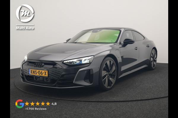 Audi e-tron GT 93 kWh 476pk Dealer O.H | Panodak | Head Up | Adaptive Cruise | 360 Camera | Laser LED | Bang & Olufsen | Lederen Sportstoelen Memory & Ventilatie | Keyless | Blis | Stuur & Stoelen Verwarmd | Navigatie | Virtual | DAB | 20"L.M |