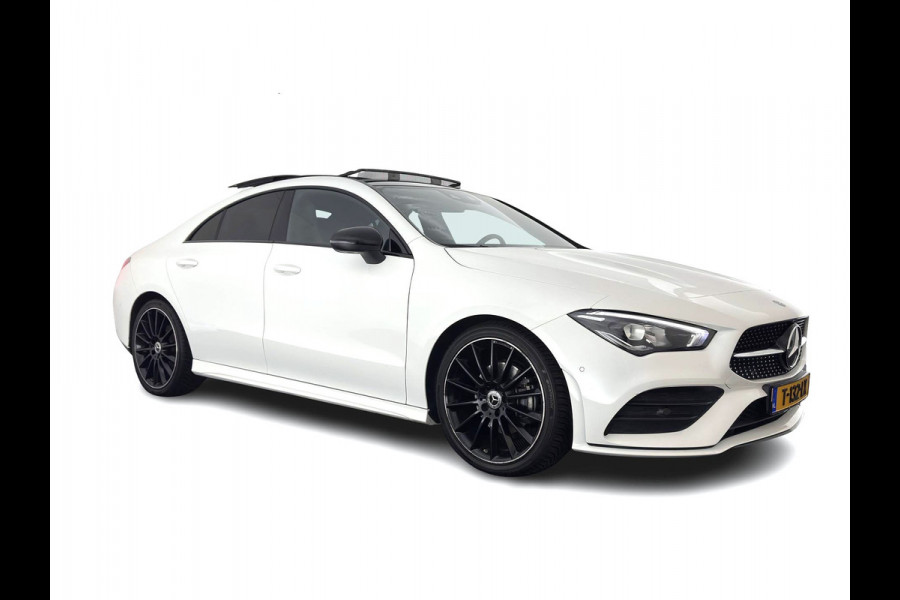 Mercedes-Benz CLA-Klasse 180 d Premium Plus (INCL-BTW) Aut. *PANO | LEATHER-MICROFIBRE | FULL-LED  | AMBIENTLIGHT | HEATED-SPORTSEATS | WIDESCREEN-COCKPIT | DAB+ | NAVI-FULLMAP | CAMERA | PRIVACYGLASS | 19''ALU*