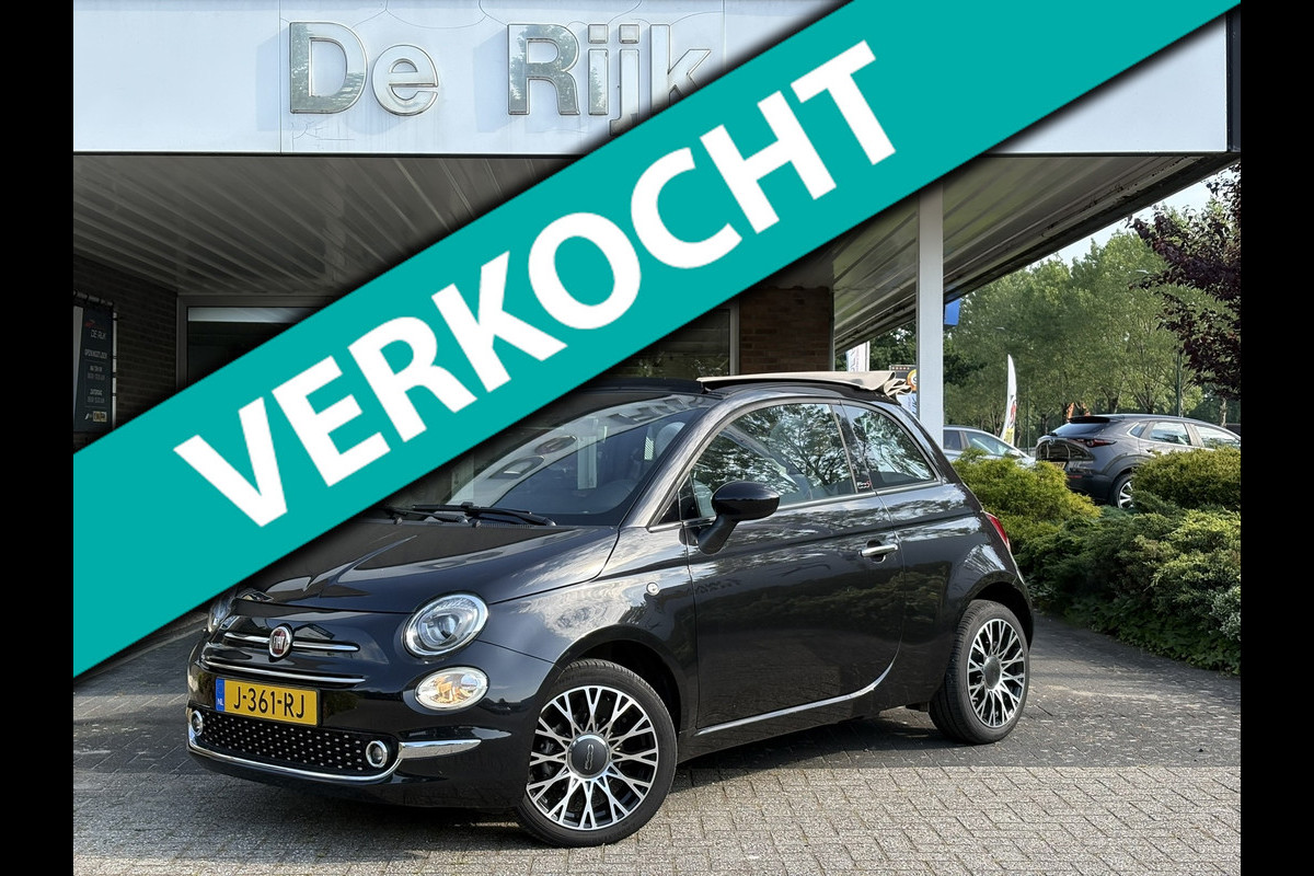 Fiat 500C 1.0 Hybrid Star | Navi, Carplay/Android, Cruise, Climate, PDC, Licht- en Regensensor | NAP |