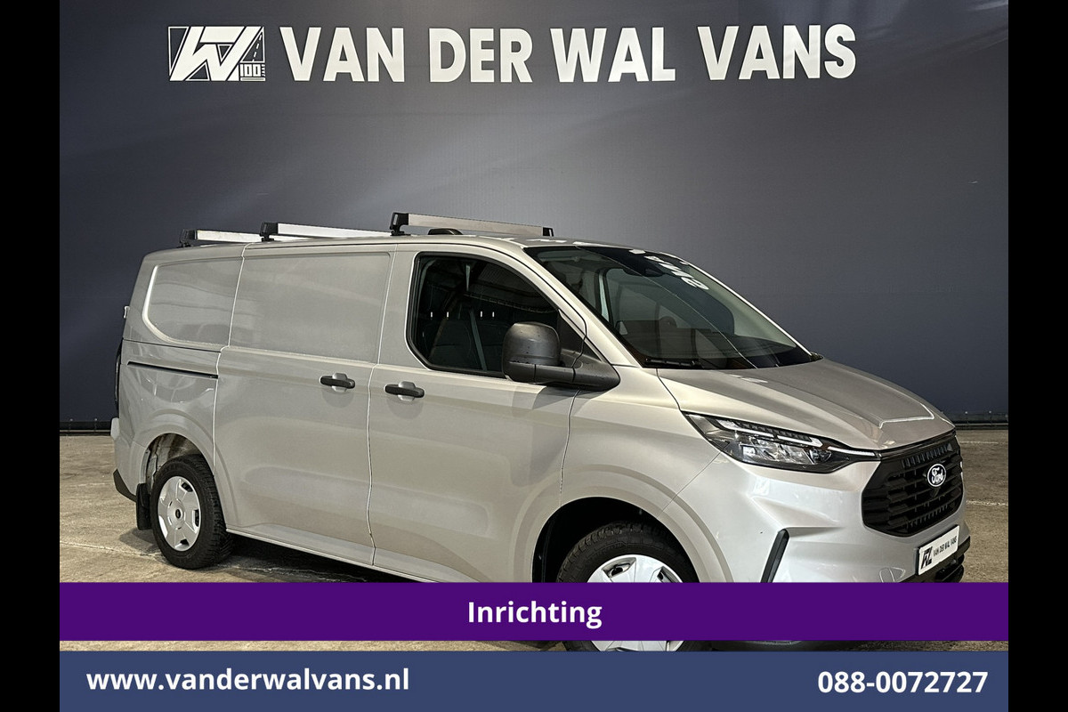 Ford Transit Custom 2.0 TDCI 150pk L1H1 Inrichting Euro6 Airco | Camera | LED | Apple Carplay | Cruisecontrol Android Auto, 2590kg Trekhaak, Verwarmde voorruit, Stoelverwarming, Parkeersensoren, Dakdragers, Bijrijdersbank