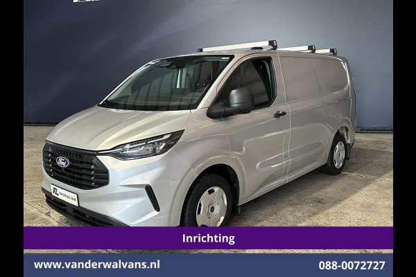 Ford Transit Custom 2.0 TDCI 150pk L1H1 Inrichting Euro6 Airco | Camera | LED | Apple Carplay | Cruisecontrol Android Auto, 2590kg Trekhaak, Verwarmde voorruit, Stoelverwarming, Parkeersensoren, Dakdragers, Bijrijdersbank