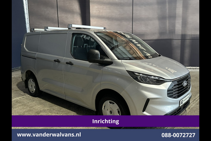Ford Transit Custom 2.0 TDCI 150pk L1H1 Inrichting Euro6 Airco | Camera | LED | Apple Carplay | Cruisecontrol Android Auto, 2590kg Trekhaak, Verwarmde voorruit, Stoelverwarming, Parkeersensoren, Dakdragers, Bijrijdersbank