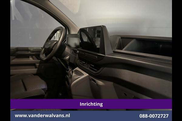 Ford Transit Custom 2.0 TDCI 150pk L1H1 Inrichting Euro6 Airco | Camera | LED | Apple Carplay | Cruisecontrol Android Auto, 2590kg Trekhaak, Verwarmde voorruit, Stoelverwarming, Parkeersensoren, Dakdragers, Bijrijdersbank
