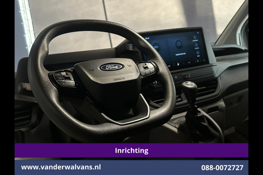 Ford Transit Custom 2.0 TDCI 150pk L1H1 Inrichting Euro6 Airco | Camera | LED | Apple Carplay | Cruisecontrol Android Auto, 2590kg Trekhaak, Verwarmde voorruit, Stoelverwarming, Parkeersensoren, Dakdragers, Bijrijdersbank