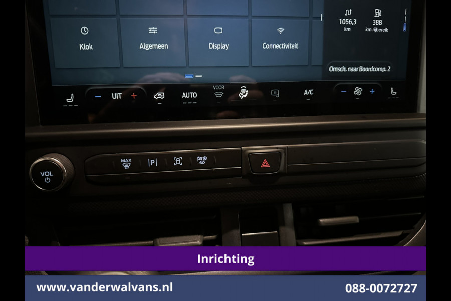 Ford Transit Custom 2.0 TDCI 150pk L1H1 Inrichting Euro6 Airco | Camera | LED | Apple Carplay | Cruisecontrol Android Auto, 2590kg Trekhaak, Verwarmde voorruit, Stoelverwarming, Parkeersensoren, Dakdragers, Bijrijdersbank