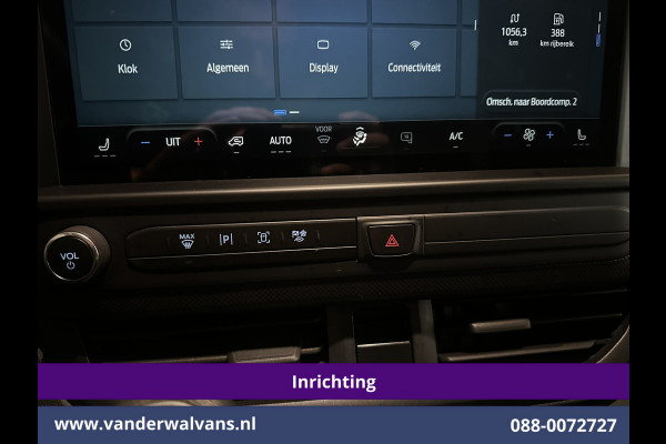 Ford Transit Custom 2.0 TDCI 150pk L1H1 Inrichting Euro6 Airco | Camera | LED | Apple Carplay | Cruisecontrol Android Auto, 2590kg Trekhaak, Verwarmde voorruit, Stoelverwarming, Parkeersensoren, Dakdragers, Bijrijdersbank