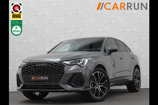 Audi Q3 Sportback 45 TFSI e 245pk S-Line | #RS-Leder | ACC | Trekhaak | Zwarte Hemelbekleding | Navi Plus | Lane Assist | Dodehoek | Lane-Assist | Stoelverwarming | Climate-Control | LED | Interieur-Voorverwarming | Bovag Garantie |